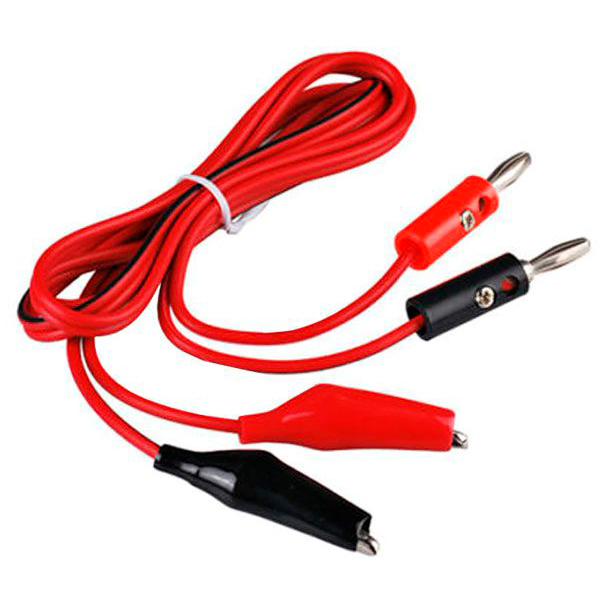 5 Cavi Di Misurazione Con Connettori Banana E Morsetti Coccodrillo - 1m, 5 Colori