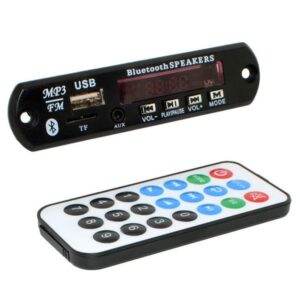 Lettore MP3 con Radio FM,  USB, slot per SDcard e telecomando