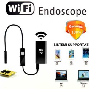 Telecamera Endoscopica Wi-Fi per Smartphone e PC