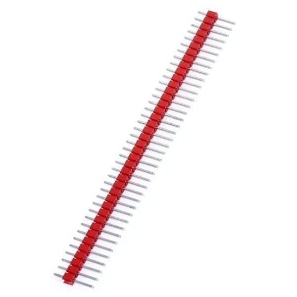 Connettore strip maschio 40 PIN rosso passo 2,54mm