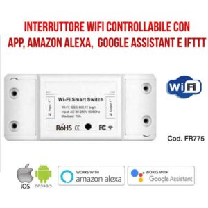 Interruttore Wi-Fi - Amazon Alexa e Google Assistant