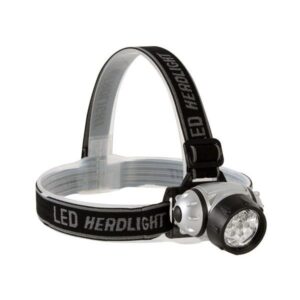 Lampada da testa con 7 LED bianchi e 5 funzioni