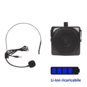 Public Adress portatile con microfono dinamico ad archetto - 5W