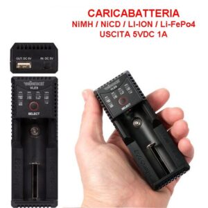 Caricabatterie per NiMH / NiCD / LI-ION / Li-FePo4