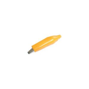 Terminale a coccodrillo giallo