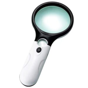 Lente d'ingrandimento 2,5x-45x con illuminatore LED