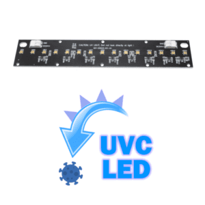 Strip in alluminio con 15 LED UVC