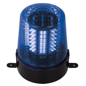 Lampeggiante rotante blu con 108 LED - 12 Volt