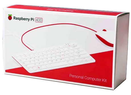Kit Computer Raspberry Pi 400 con layout tastiera e manuale in Italiano