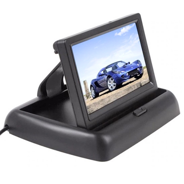 Monitor da cruscotto per visione posteriore - 4,3"