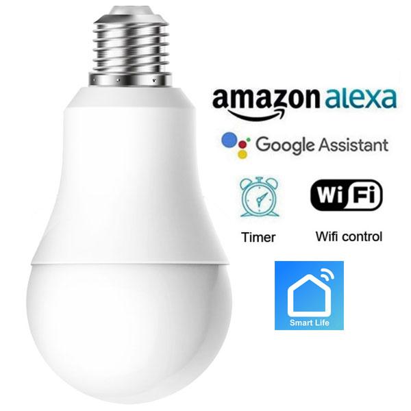 Lampada LED RGBW Wi-Fi - Amazon Alexa e Google Assistant
