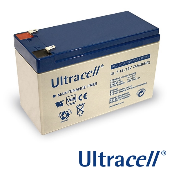 Batteria ricaricabile ULTRACELL 12 V - 7 Ah