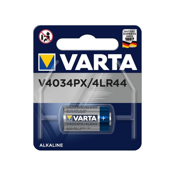 Batteria alcalina Varta 4LR44 - 6 V